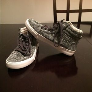 Gray Glitter Canvas